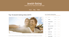 Desktop Screenshot of jewishdatingsites.biz