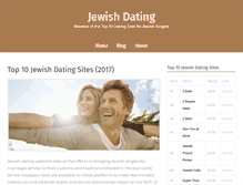 Tablet Screenshot of jewishdatingsites.biz